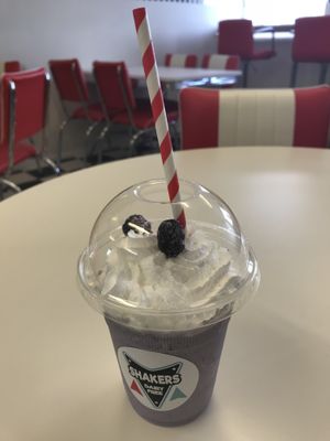 Blueberry milkshake  at Shakers Vegan - Pop-Up in Colchester