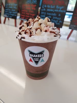 New in - hot chocolate for Autumn at Shakers Vegan - Pop-Up in Colchester