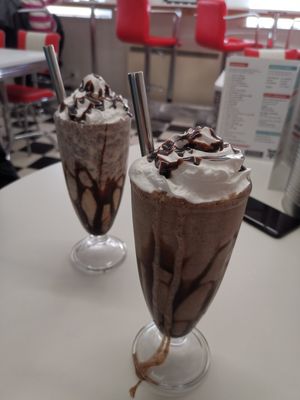 Notella milkshake at Shakers Vegan - Pop-Up in Colchester