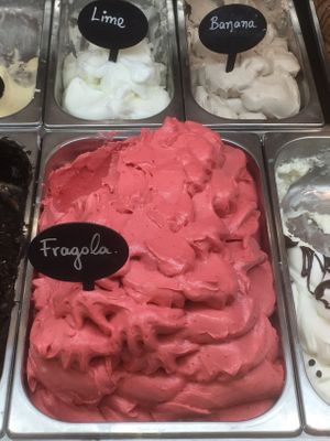 And there was also vegan chocolate, with orange juice instead of milk 😋 at Ice Scream in Athens