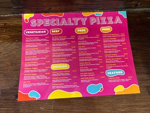 Menu 2 at Pizza Cat in Toledo