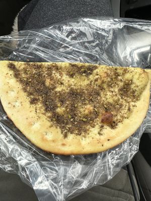 Zaatar bread  at Woody's Oasis in Okemos
