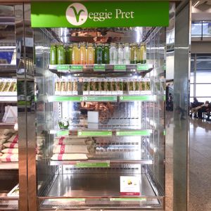 Veggie Pret section for vegetarian and vegan foods at HKG - Pret A Manger - T1 in Outlying Islands