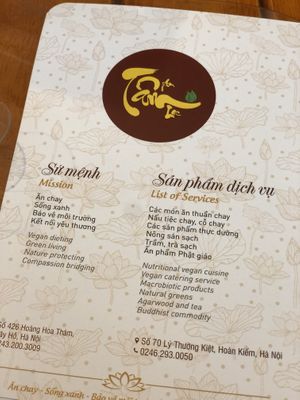 List of service   at Tam An Lac - Hoan Kiem in Hanoi