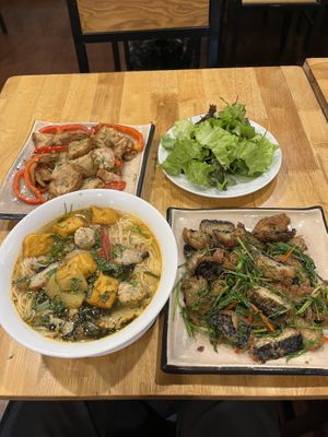 The fennel mushrooms are amazing!  at Tam An Lac - Hoan Kiem in Hanoi