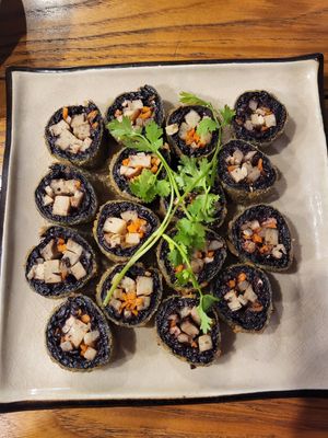 Kimbap with vegan spam! at Tam An Lac - Hoan Kiem in Hanoi