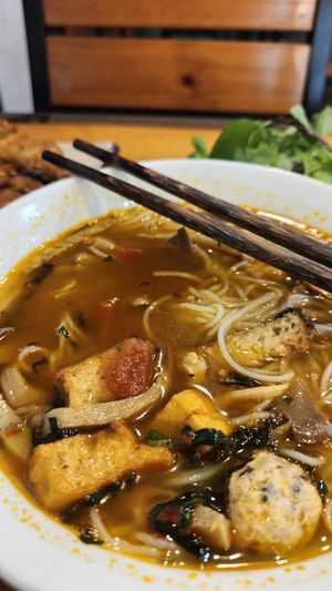 Mock crab noodles at Tam An Lac - Hoan Kiem in Hanoi
