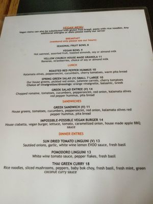 July 2019 at Yellow Church Cafe in Ellensburg