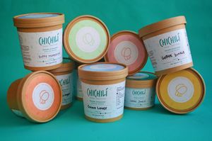 Helado vegano 

Vegan icecream  at Chichilí in Guadalajara