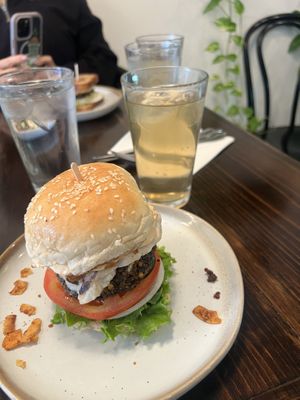 Great Smokey Burger  at Fogwood + Fig in Port Jervis