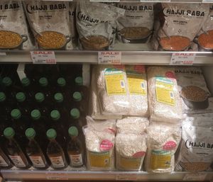 Wholesale oats, beans, lentils at National Azabu in Tokyo