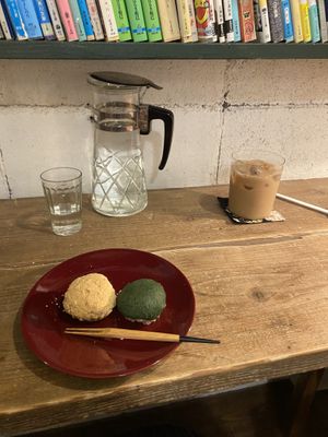   at Hobodo Cafe in Kyoto