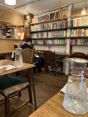   at Hobodo Cafe in Kyoto