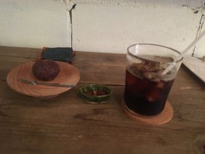 Super yummy sweets  at Hobodo Cafe in Kyoto