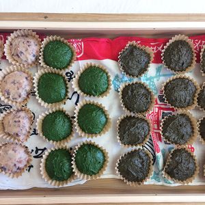 ohagi at Hobodo Cafe in Kyoto