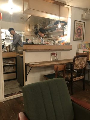 The lovely chefs at Hobodo Cafe in Kyoto