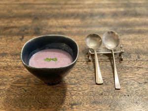 Sopa  at Hobodo Cafe in Kyoto