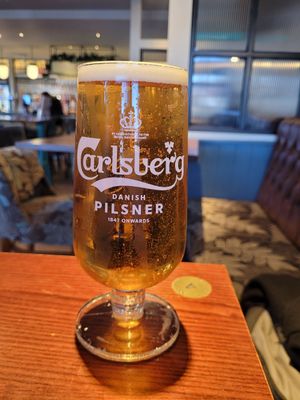 Carlsberg at Pen Cob in Pwllheli