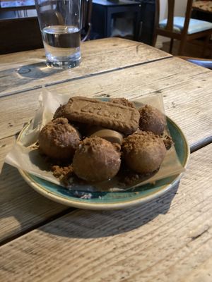 Biscoff Doughnuts   at The Railway Pub & Kitchen in Ringwood