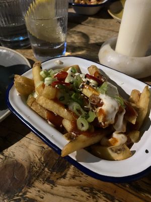 Korean fries  at The Railway Pub & Kitchen in Ringwood