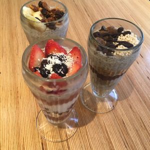 vegan parfait at Crux Comptoir in Montreal