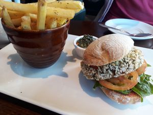 Vegan Burger at The Royal Oak in Orpington
