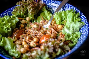 Chickpeas Salad at Kaixo in Playas Del Coco