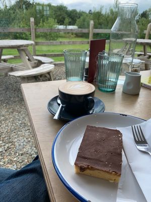 Coffee and cake at St Kew Farm Shop & Cafe in Bodmin