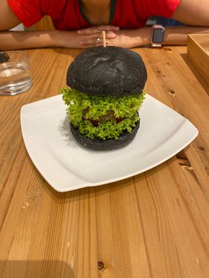LN Signature Charcoal Burger at LN Fortunate Coffee - Sunway GEO in Subang Jaya