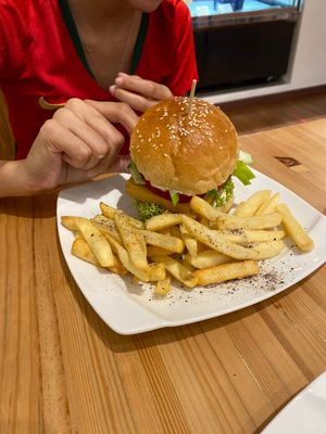 Burger at LN Fortunate Coffee - Sunway GEO in Subang Jaya
