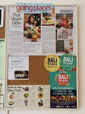 Bulletin board at LN Fortunate Coffee - Sunway GEO in Subang Jaya