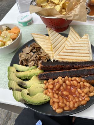 Amazonas brunch combo, fries not included.  at Gusto Artigianale in Maiori