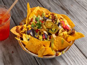 Nachos at Jacked Up Vegan in Winter Park