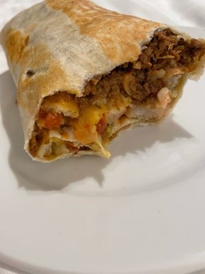 I forgot the name of this burrito but I do know that it had “Cali” in it. The burrito was amazing and they made sure to fill it all the way up. 10/10 at Jacked Up Vegan in Winter Park