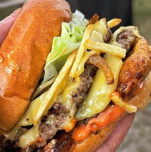 Island Boy Burger at Jacked Up Vegan in Winter Park