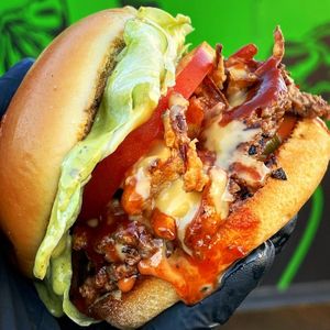 Beast Burger at Jacked Up Vegan in Winter Park