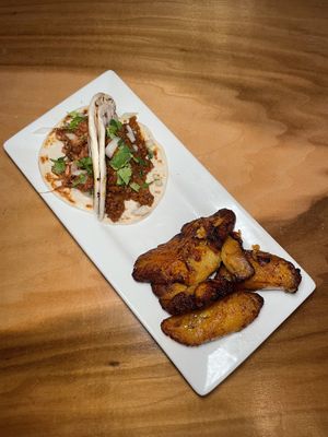 Taco platter   at Jacked Up Vegan in Winter Park