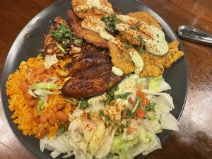 Jackfruit platter  at Jacked Up Vegan in Winter Park