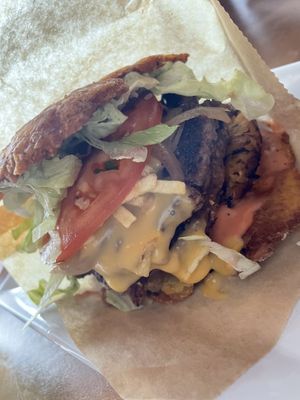 Island Burger   at Jacked Up Vegan in Winter Park