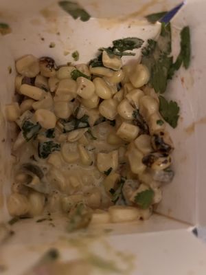 Elote-mid disappearing act  at Jacked Up Vegan in Winter Park