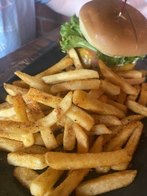 Bacon burger  at Jacked Up Vegan in Winter Park