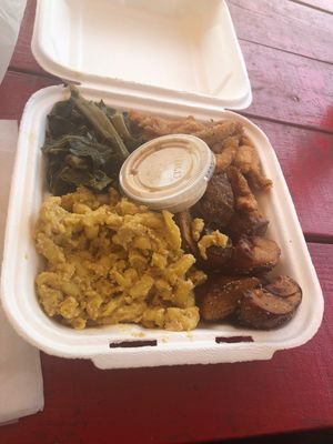 Chicken plate at Vegelicious in Nashville