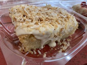 Coconut cake at Vegelicious in Nashville