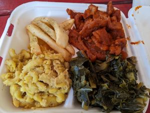 Soul Food Plate at Vegelicious in Nashville
