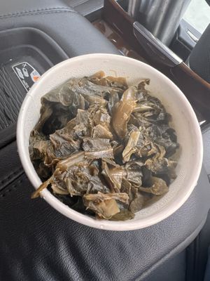 Collard greens  at Vegelicious in Nashville