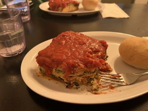 Vegan lasagna is on point! We also had carrot cake but didn’t get a pic!  Also, amazing!!!  at Vegelicious in Nashville