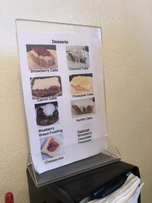 Dessert Menu  at Vegelicious in Nashville