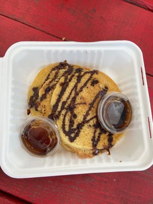 Chocolate pancakes  at Vegelicious in Nashville