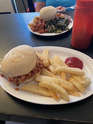 Chickn bbq  at Vegelicious in Nashville