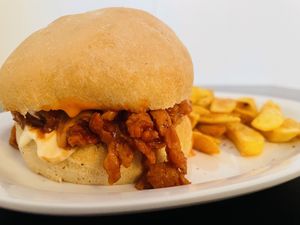 BBQ Tofu Sandwichh  at Vegelicious in Nashville